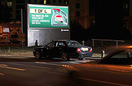 Publicité Castrol sur le réseau Clear Channel