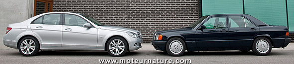 Mercedes 190 D avec nouveau diesel 204 ch
