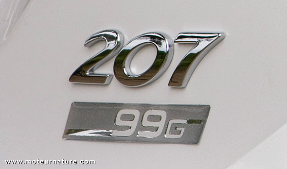Peugeot 207 99 g/km de CO2