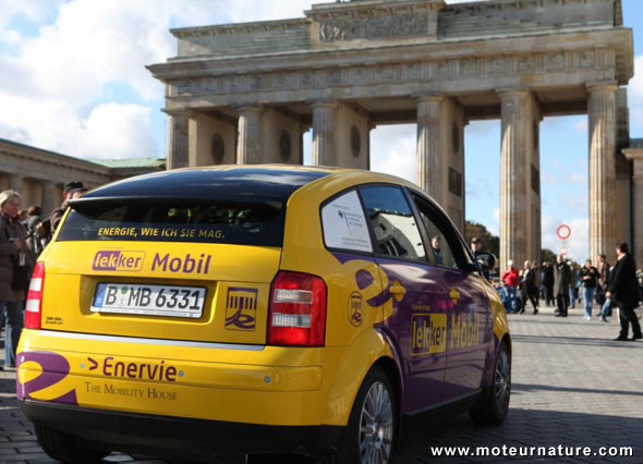 Audi A2 électrique modifiée par Lekker et DBM Energy