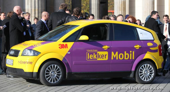 Audi A2 électrique modifiée par Lekker et DBM Energy