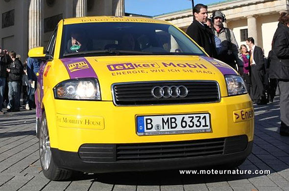 Audi A2 électrique modifiée par Lekker et DBM Energy