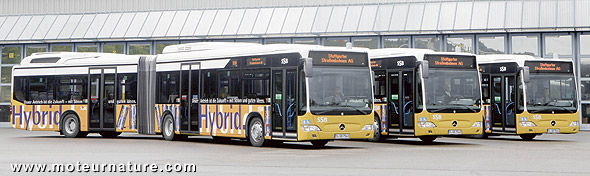 Autobus Mercedes hybride