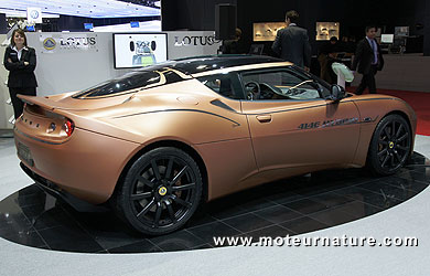 LOTUS EVORA 414E hybride avec prolongateur d'autonomie