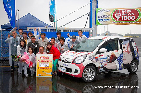 Voiture électrique de record, 1003 km sans recharger