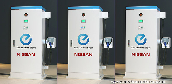 Bornes de recharge Nissan