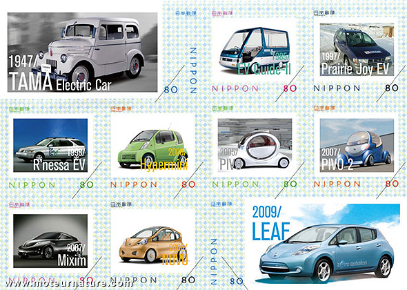 Timbres Nissan électriques