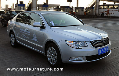 Skoda Superb de record d'autonomie