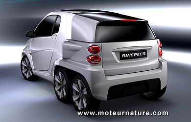Rinspeed a un truc pour accroitre l'autonomie de la Smart électrique