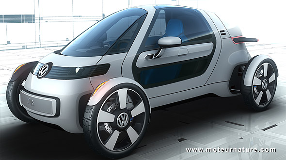 Une monoplace électrique, la Volkswagen Nils