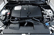 Moteur diesel de la Mercedes SLK 250 CDI