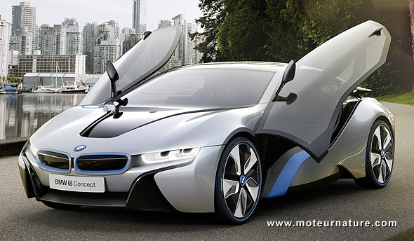 BMW i8 concept hybride rechargeable