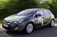 L'Opel Astra Ecoflex à 99 g/km de CO2