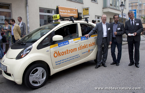 Premier taxi électrique à Munich