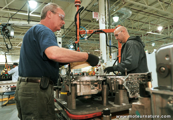 Construction de boites de vitesses Ford