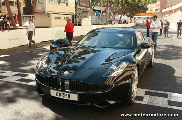 Le prince Albert a essayé la Fisker