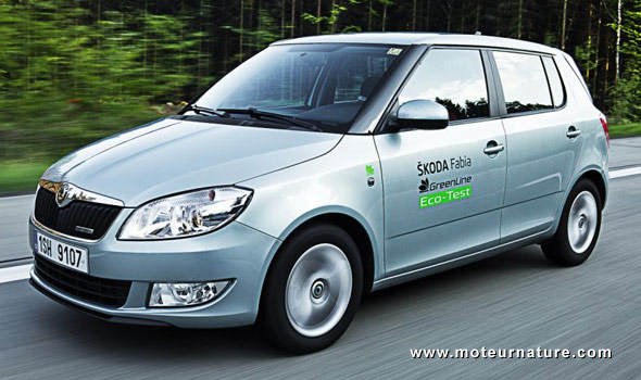 Skoda Fabia Greenline : 2,21 l/100 km