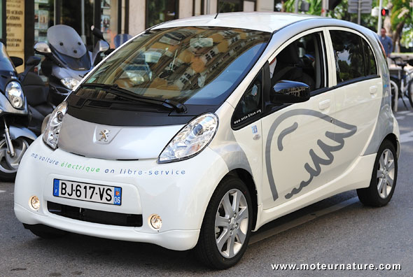 Auto Bleue, autopartage à Nice