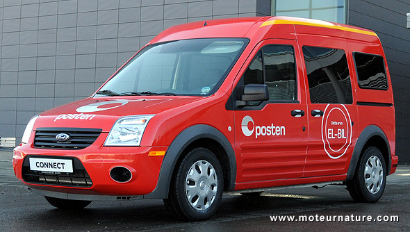 Ford Transit Connect électrique de la Poste norvégienne