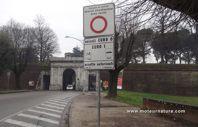 La zone verte de Lucca