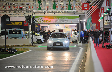 Démonstrations de voitures électriques