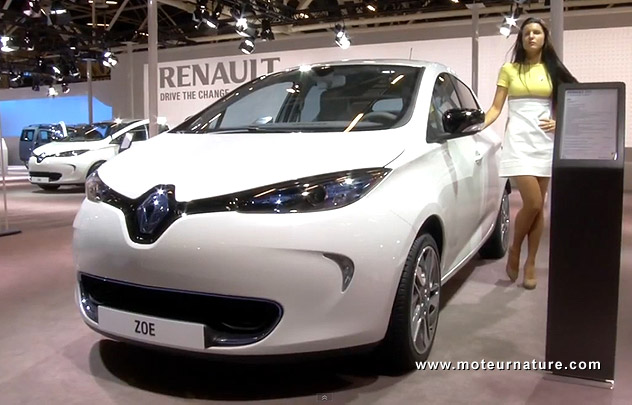 Renault Zoe au salon de Bologne