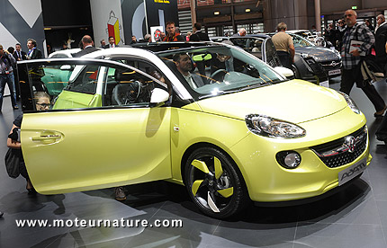 Non, l'Opel Adam ne sera pas branchée