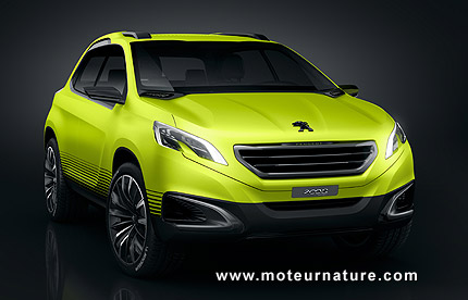 Le concept Peugeot 2008 inaugure le 3 cylindres turbo