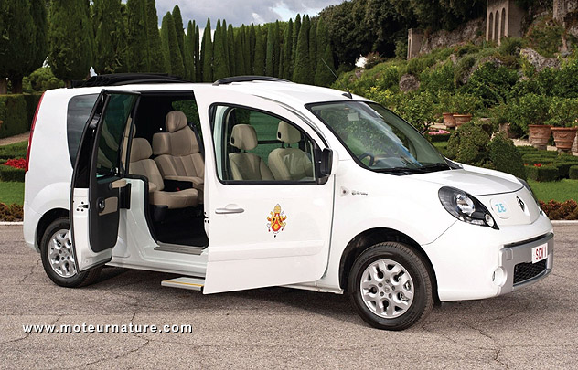 Renault Kangoo électrique pour le pape Benoit XVI