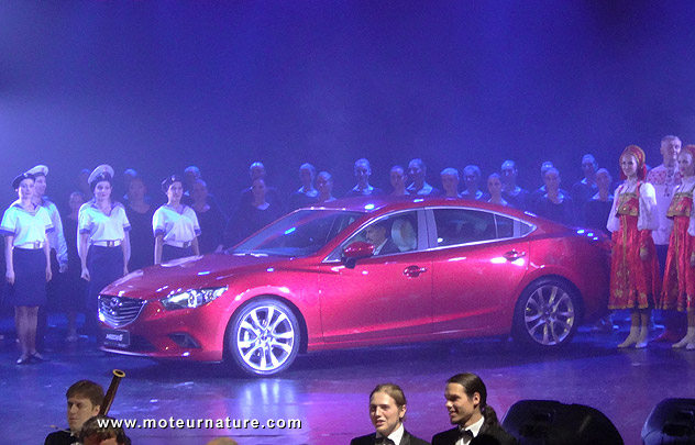 Première de la Mazda 6 à Moscou