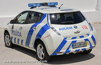 Jamais vu : la police en Nissan Leaf