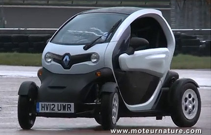 Le Renault Twizy sait aussi s'amuser