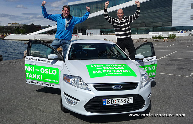 2536 km sans ravitailler avec une Ford Mondeo Econetic