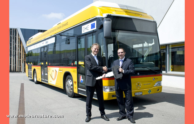 La Suisse lance des bus à hydrogène