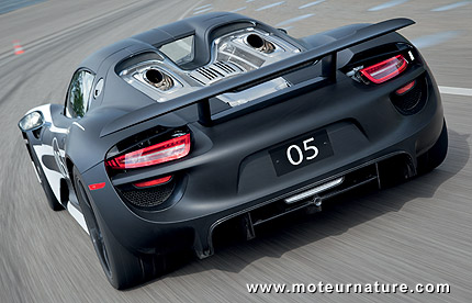 Porsche 918 Spyder hybride rechargeable