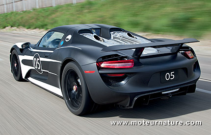 Porsche 918 Spyder hybride rechargeable