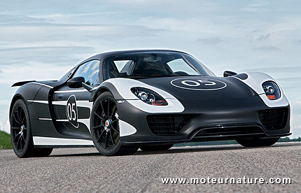 Porsche 918 Spyder hybride rechargeable