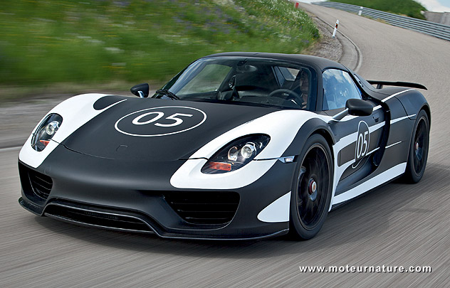 Porsche 918 Spyder hybride rechargeable