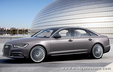 Audi A6L e-tron concept hybride rechargeable