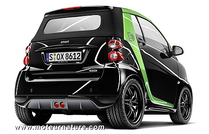 Après la Smart électrique normale, voici la Brabus