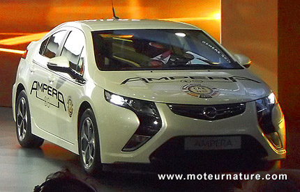 L'Opel Ampera, voiture de l'annee