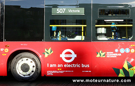 Bus électrique BYD à Londres