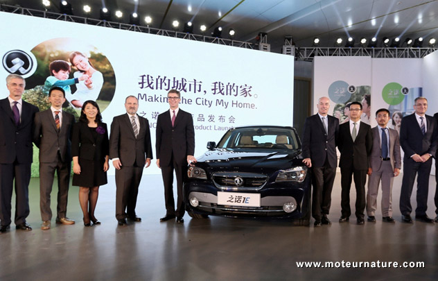 Zinoro E1, la voiture électrique développée par BMW et Brilliance pour le marché chinois