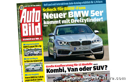 Auto Bild annonce la BMW série 5 avec un 3 cylindres