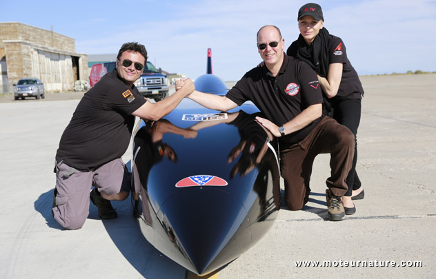 Venturi de records de vitesse avec le Prince Albert