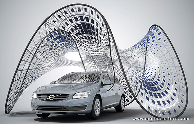 Un chargeur solaire efficace pour la Volvo hybride