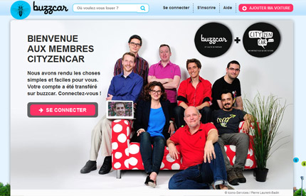 Buzzcar rachète Cityzencar