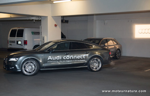 Audi A7 self parking