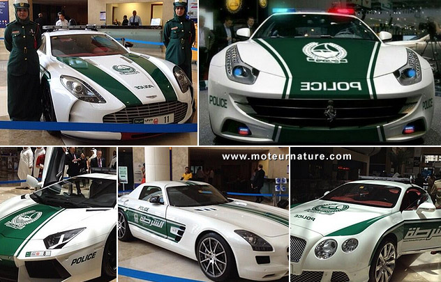 Voitures de police à Dubai