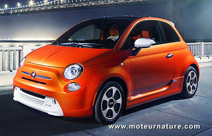 Le prix de la Fiat 500e, l'électrique pour la Californie